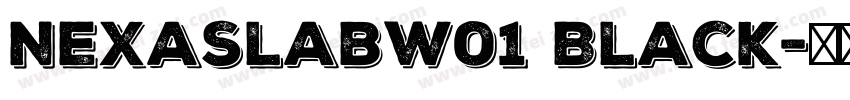 NexaSlabw01 Black字体转换